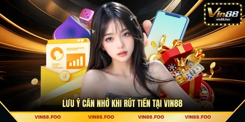 Lưu ý cần nhớ khi rút tiền tại VIN88
