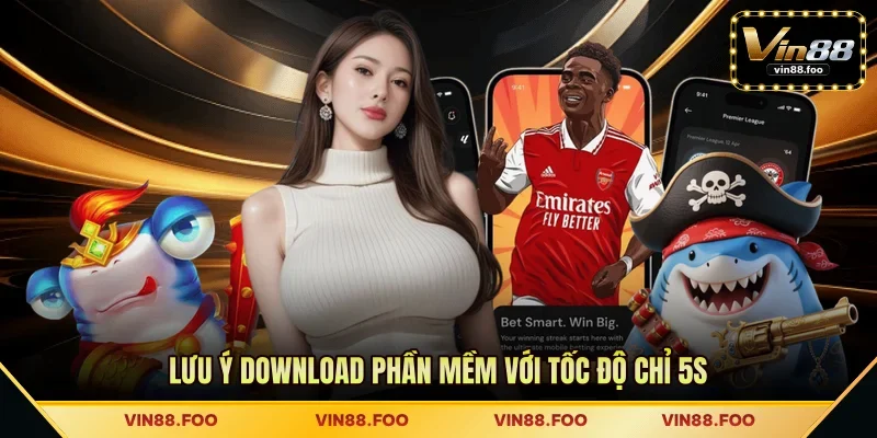 Lưu ý download phần mềm với tốc độ chỉ 5s